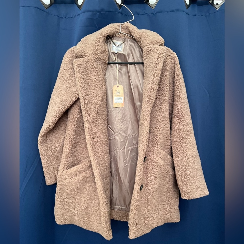 Fatface Teddy Bear Sherpa Coat Size 6